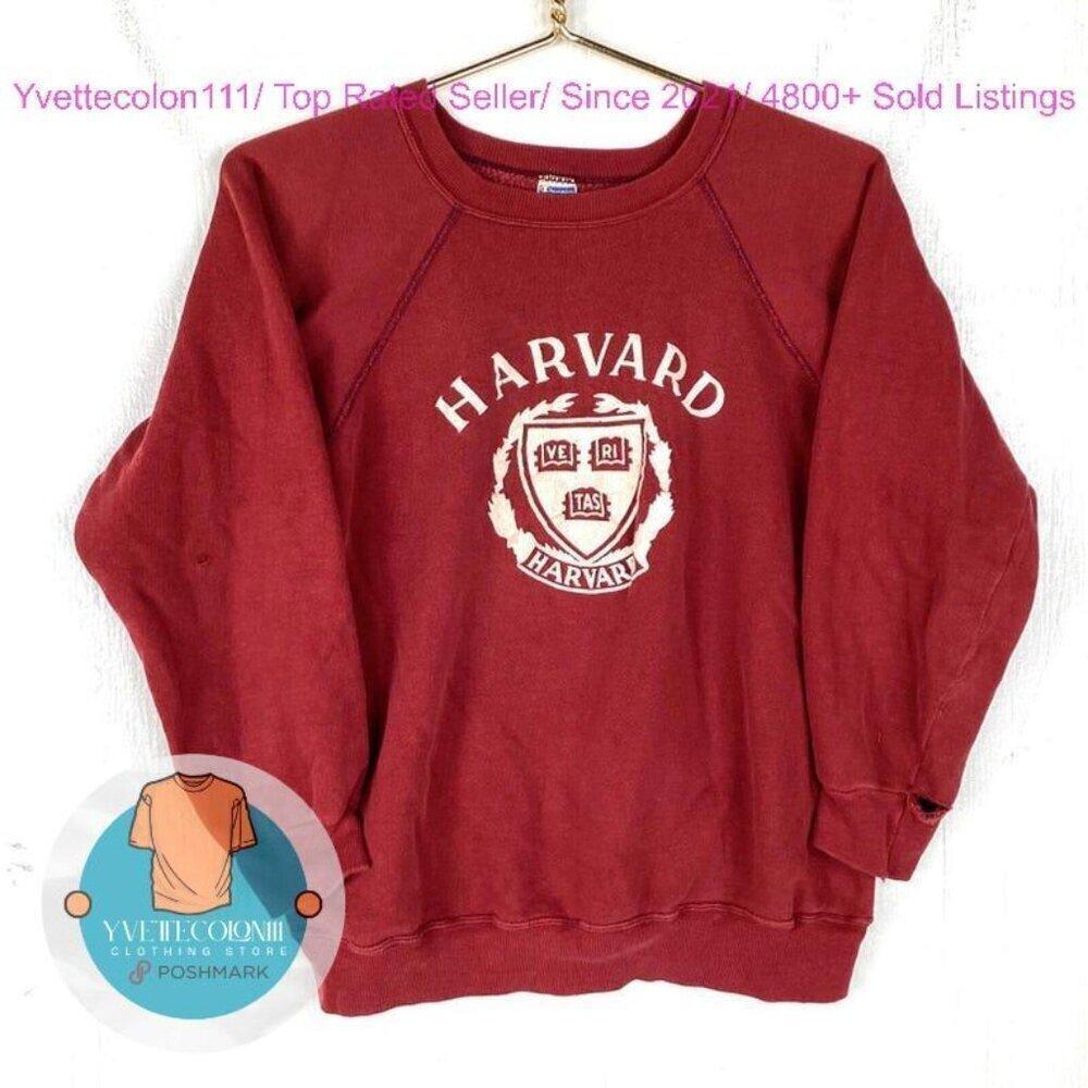 Harvard 1970S Ncaa College Retro Campus Fan Sweatshirt